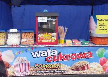 wata cukrowa popcorn wynajem maszyn z obsługą
