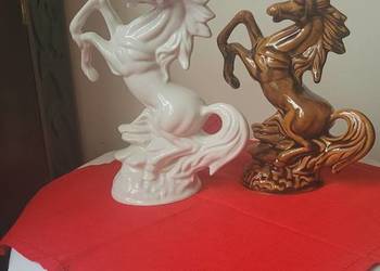 Konie porcelana PRL