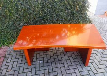Duże solidne  biurko reprezentacyjne 100x200 zaokrąglone