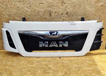GÓRNA MASKA GRILL MAN TGS EURO 6 ORYGINAŁ KOMPLETNA ZAWIASY 81611106096