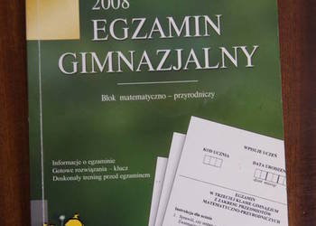 Egzamin gimnazjalny - oryginalne arkusze egzaminacyjne 2008