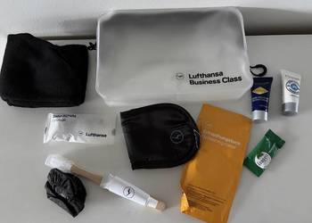 Kosmetyczka Porsche Design dla Lufthansa nowa + gadżety podróżne