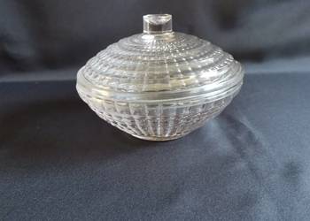 Stara bomboniera Ufo szkło Ząbkowice design PRL