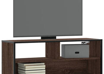 Szafka pod telewizor brązowy dąb 100x31x395 cm WM-848938