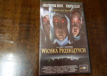 Kaseta VHS Film '' Wioska Przeklętych '' Retro Film Video