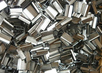Zapinka metalowa 16 mm spinka blaszana do taśmy PP klips