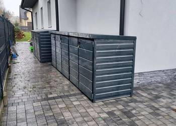 Schowek Ogrodowy na Kosze |Schowek Wiatka| Wiata śmietnikowa - ESSTAL-