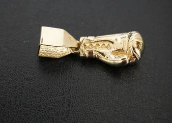 ZŁOTY WISIOREK ZAWIESZKA - RĘKAWICA 18G
