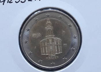 2 Euro Niemcy Hesja 2015 r. - men. J-mennicze
