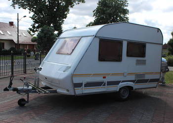 Przyczepa Kempingowa DELTA mała zgrabna DMC 850 kg 2007 rok zadbana RATY
