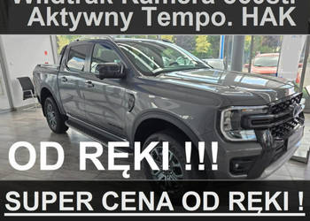 Ford Ranger Wildtrak 205KM 4x4 Roleta elektr. Kamera 360 Hak Od ręki ! VI …