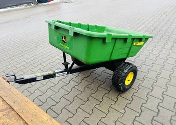 Przyczepka John Deere 10P z wywrotem! do traktorka kosiarki itp USA