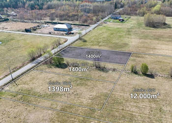 Działka 1400 m2 z warunkami zabudowy gm.Włocławek