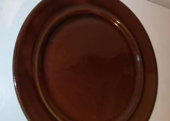 Porcelit Pruszków - talerz brązowy Porcelit Pruszków - talerz brązowy