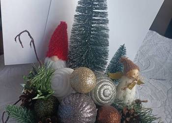 Stroik świąteczny ręcznie wykonany