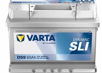 Akumulator VARTA D59 12V 60Ah 540A P+