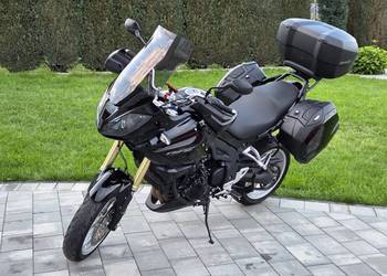 Triumph Tiger 1050 2009 3 oryginalne kufry motocykl turystyczny grzane ADV