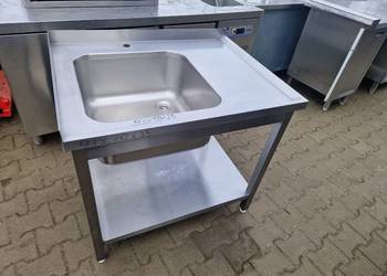 Zlew Gastronomiczny 1 Komorowy Z Półką 91/70/85