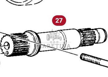Fendt Favorit 514 Wał Wałek CZĘŚCI 524101320020