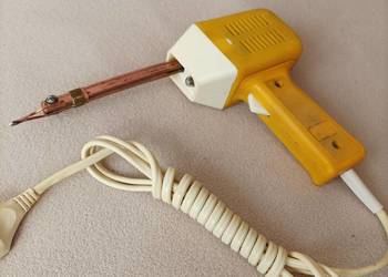 Polska lutownica transformatorowa TD 08 ZDZ Łódź LT 75W z czasów PRL