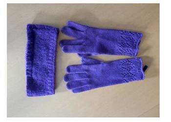 opaska przepaska zimowa wełniana rękawiczki wełniane reserved wiosenna