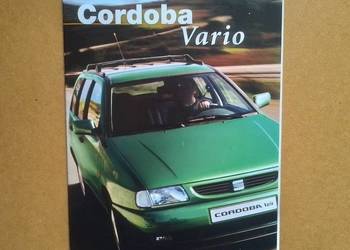 Prospekt, folder, broszura, katalog SEAT CORDOBA VARIO
