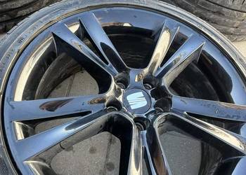 Felgi SEAT 17" czarny połysk + opony Fulda 215/40 R17