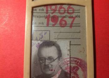 ( 852. ) Legitymacja "U" Inwalidy lub rencisty