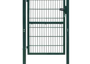 vidaXL Brama ogrodzeniowa 2D (pojedyncza) zielona(SKU:141749)