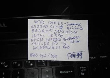 Laptop Dell z grafika geforce windows 11 Rok Gwarancji