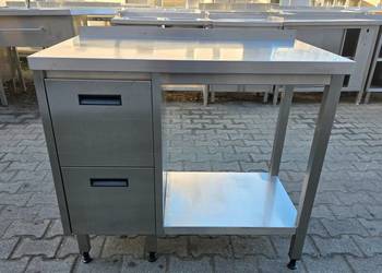 Stół Gastro z Szufladami oraz Półką - 100/60/85 cm - M.1353 N