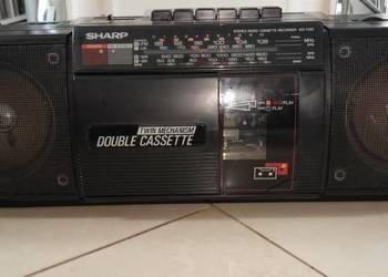 Radiomagnetofon Sharp dwukasetowy