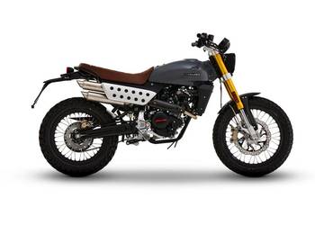 Fantic Caballero 125 Scrambler Deluxe MY26 szary połysk