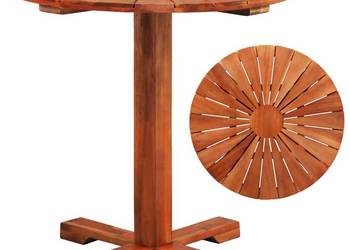 vidaXL Stolik bistro, 70x70 cm, lite drewno akacjowe(SKU:44037)