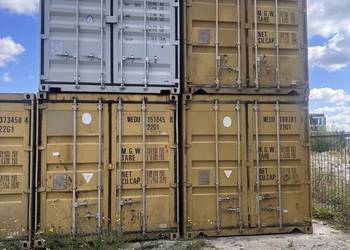 Kontener morski magazynowy budowlany 20 DV używany 6 metrowy