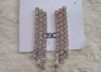 ASOS/Długie, Bogato zdobione kolczyki z Londynu/NOWE