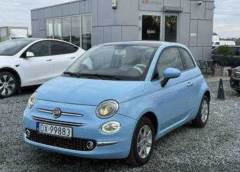Fiat 500 1.2 69KM 2016r Lounge, panorama, zadbany I (2007-)