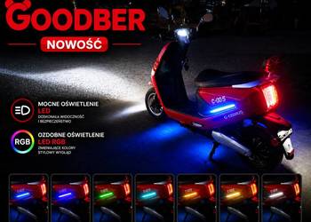 Skuter elektryczny Cedrus motorower by Luyuan C-GO-5B-MB5 czarny Li-Ion