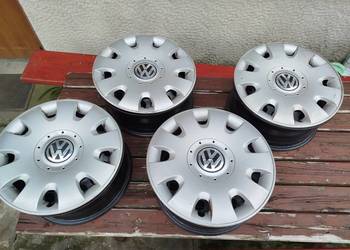 Komplet oryginalnych kołpaków VW 15 cali