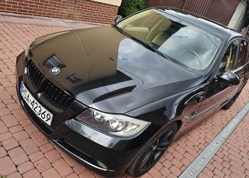 BMW Seria 3 E90/E91/E92/E93 2.0 163KM 2007r Sedan Beżowa Skóra Film Android