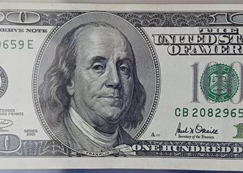 100 $ USA Benjamin Franklin 2001 r. - mennicze