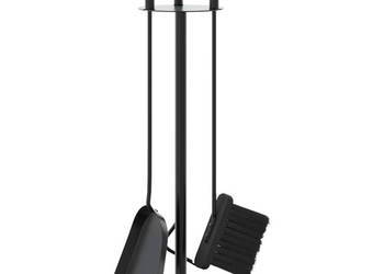4-częściowy zestaw akcesoriów do kominka 22x59 cm stal WM-156375