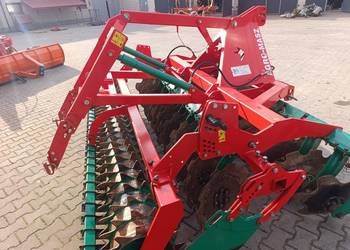 Agregat uprawowo siewny AgroMasz 3m talerzowy talerzówka jak nowy, transpo