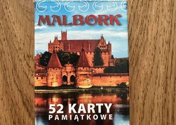 Karty Malbork, pamiątkowe, do gry, 52 sztuki, talia