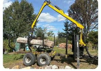 Przyczepa leśna Hydrofast 9 ton