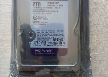 Dysk WD Purple 2TB SATA 3,5" do monitoringu NOWY