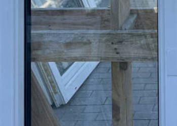 OKNA KacprzaK Witryna 46X113 FIX Używany PCV Plastikowy