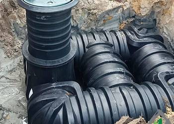 Deszczówka, odwodnienie, drenaż, woda opadowa, zbiornik