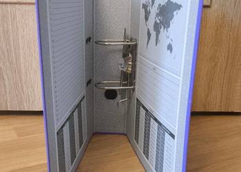 Segregatory A4 2 szt. NOWE – czerwony + fioletowy | biuro / szkoła