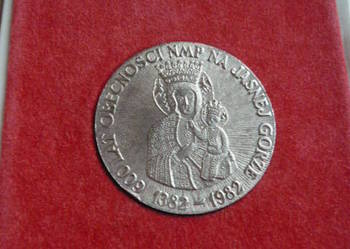 Medal Jan Paweł 2 posrebrzany okazja